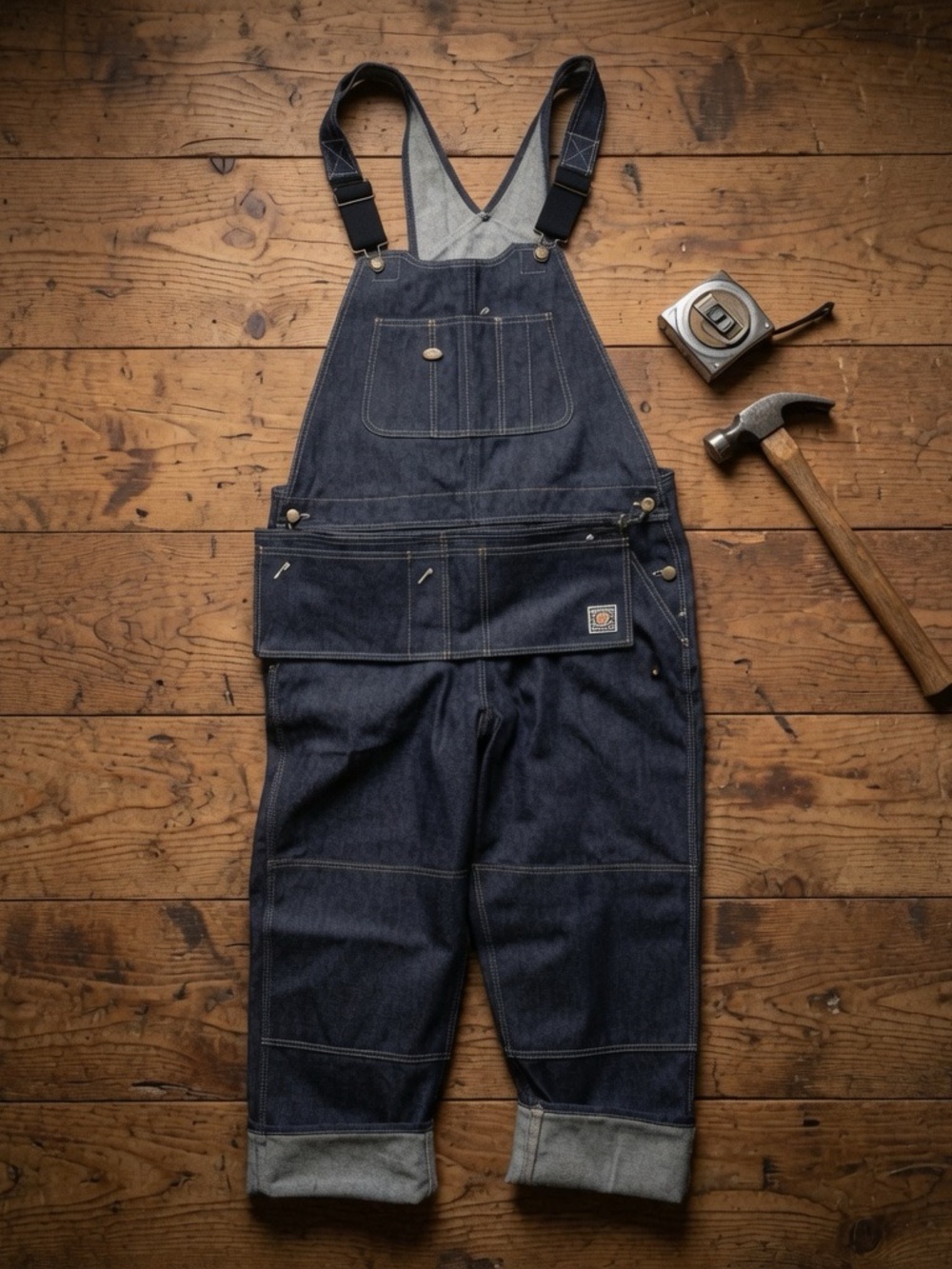 Dickies 100th Anniversary Denim Bib Overalls Mens 2XL Dark Wash Indigo Workwear